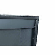 Weather Guard 117-6-03 Model 117-6-03 Saddle Box, Aluminum, Full Extra Wide, Gunmetal Gray, 14.4 Cu. Ft. - 11