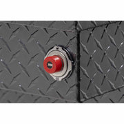 Weather Guard 117-6-03 Model 117-6-03 Saddle Box, Aluminum, Full Extra Wide, Gunmetal Gray, 14.4 Cu. Ft. - 5