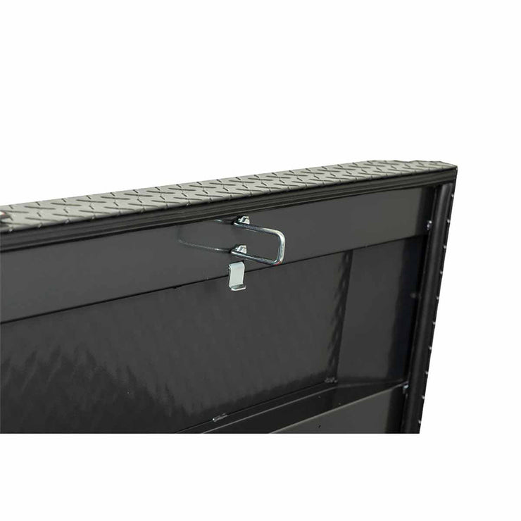 Weather Guard 117-6-03 Model 117-6-03 Saddle Box, Aluminum, Full Extra Wide, Gunmetal Gray, 14.4 Cu. Ft. - 9