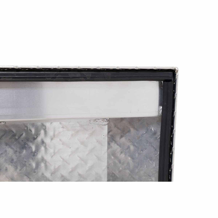 Weather Guard 121-0-03 Model 121-0-03 Saddle Box, Aluminum, Full Low Profile, Clear, 10.2 Cu. Ft. - 5