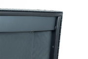 Weather Guard 123-6-03 Model 123-6-03 Saddle Box, Aluminum, Full Deep, Gunmetal Gray, 14.2 Cu. Ft. - 14