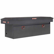 Weather Guard 123-6-03 Model 123-6-03 Saddle Box, Aluminum, Full Deep, Gunmetal Gray, 14.2 Cu. Ft. - 3