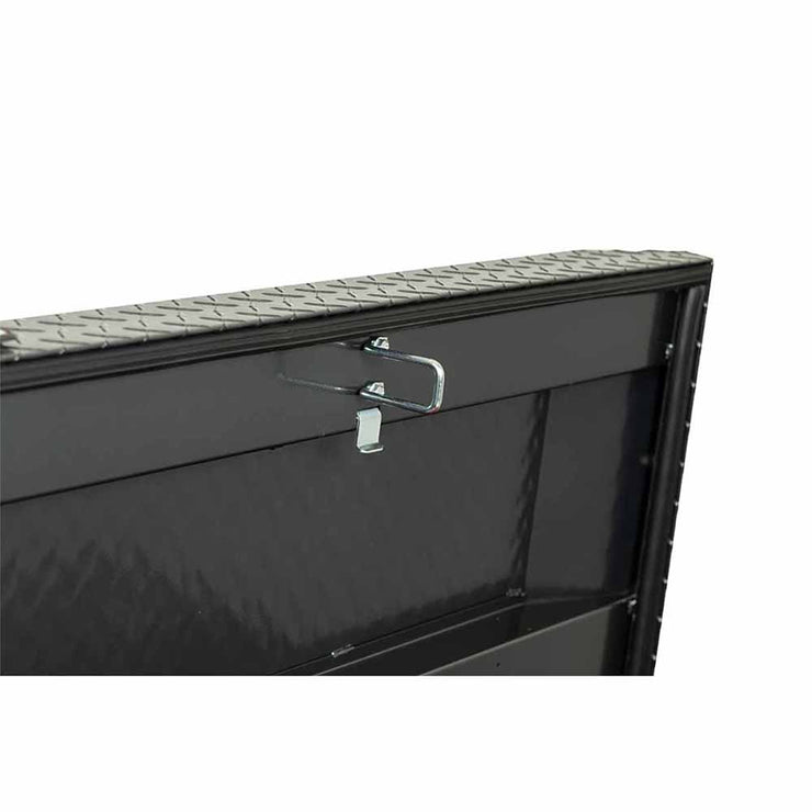 Weather Guard 123-6-03 Model 123-6-03 Saddle Box, Aluminum, Full Deep, Gunmetal Gray, 14.2 Cu. Ft. - 9