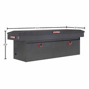 Weather Guard 123-6-03 Model 123-6-03 Saddle Box, Aluminum, Full Deep, Gunmetal Gray, 14.2 Cu. Ft. - 19