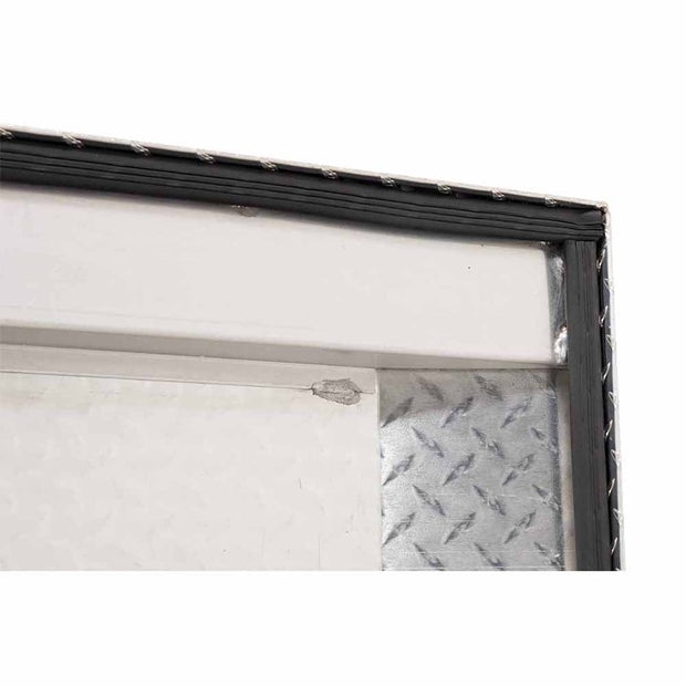 Weather Guard 137-0-03 Model 137-0-03 Saddle Box, Aluminum, Compact Deep, Clear, 8.0 Cu. Ft. - 15