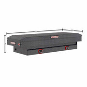 Weather Guard 154-6-03 Model 154-6-03 Saddle Box, Aluminum, Compact, Gunmetal Gray, 6.0 Cu. Ft. - 19