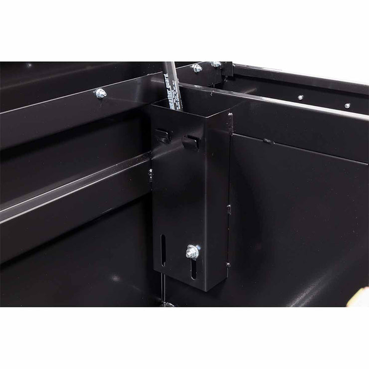 Weather Guard 156-5-03 Model 156-5-03 Saddle Box, Steel, Compact, Gloss Black, 6.1 Cu. Ft. - 7