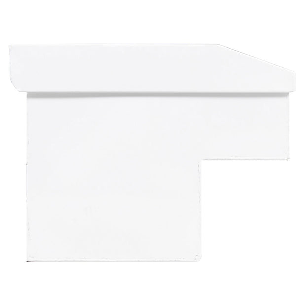 Weather Guard 165-3-03 Model 165-3-03 87" Lo-Side Box, Steel, White, 6.6 Cu. Ft. - 4