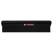 Weather Guard 178-5-03 Model 178-5-03 56" Low Profile Lo-Side Box, Aluminum, Gloss Black, 3.8 Cu. Ft. - 2