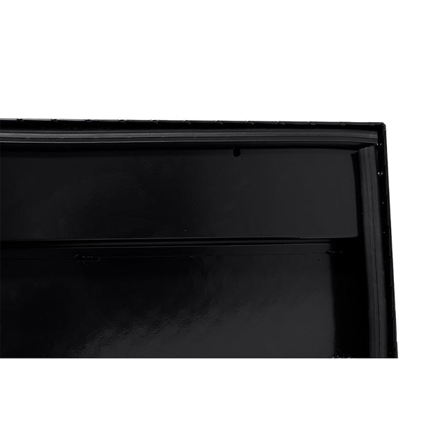 Weather Guard 178-5-03 Model 178-5-03 56" Low Profile Lo-Side Box, Aluminum, Gloss Black, 3.8 Cu. Ft. - 5