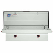 Weatherguard 116-3-04 Saddle Box, Steel, Full Extra Wide, White, 15.5 cu ft - 2