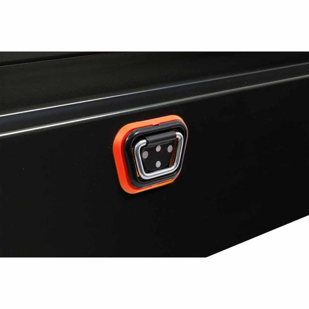 Weatherguard 116-5-04 Saddle Box, Steel, Full Extra Wide, Gloss Black, 15.5 cu ft - 10