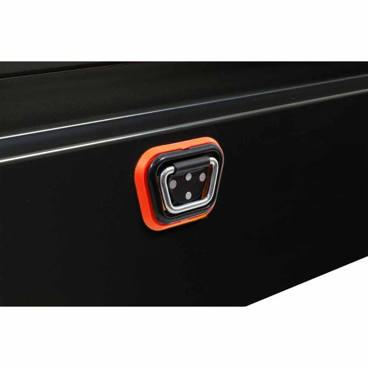 Weatherguard 116-5-04 Saddle Box, Steel, Full Extra Wide, Gloss Black, 15.5 cu ft - 10