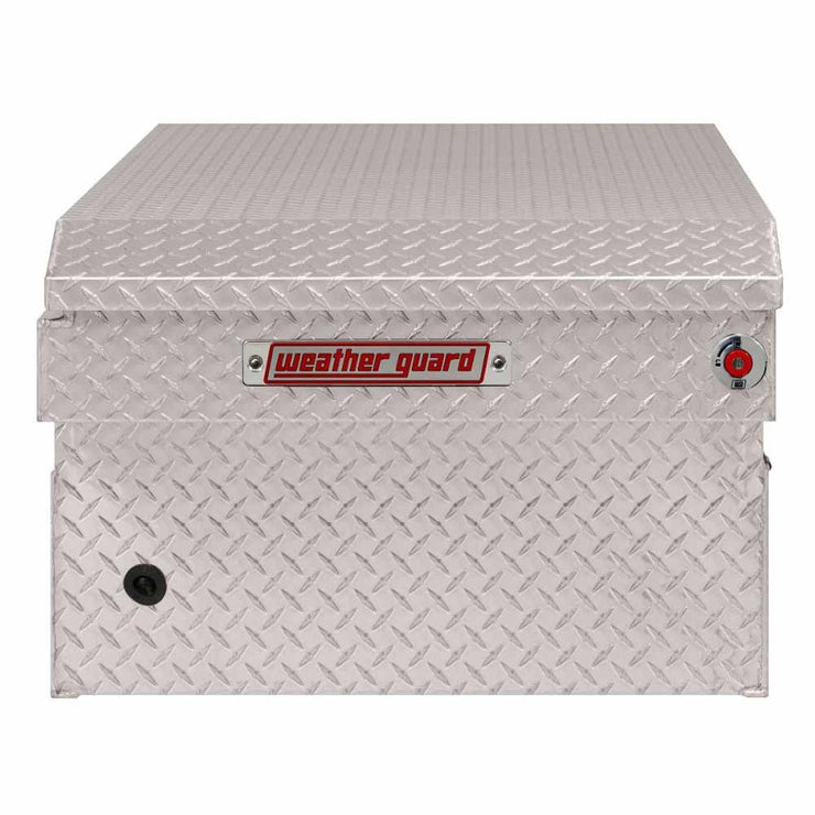 Weatherguard 117-0-04 Saddle Box, Aluminum, Full Extra Wide, Clear, 15.5 cu ft - 3