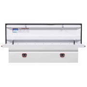 Weatherguard 120-3-04 Saddle Box, Steel, Full Low Profile, White, 11.0 cu ft - 2