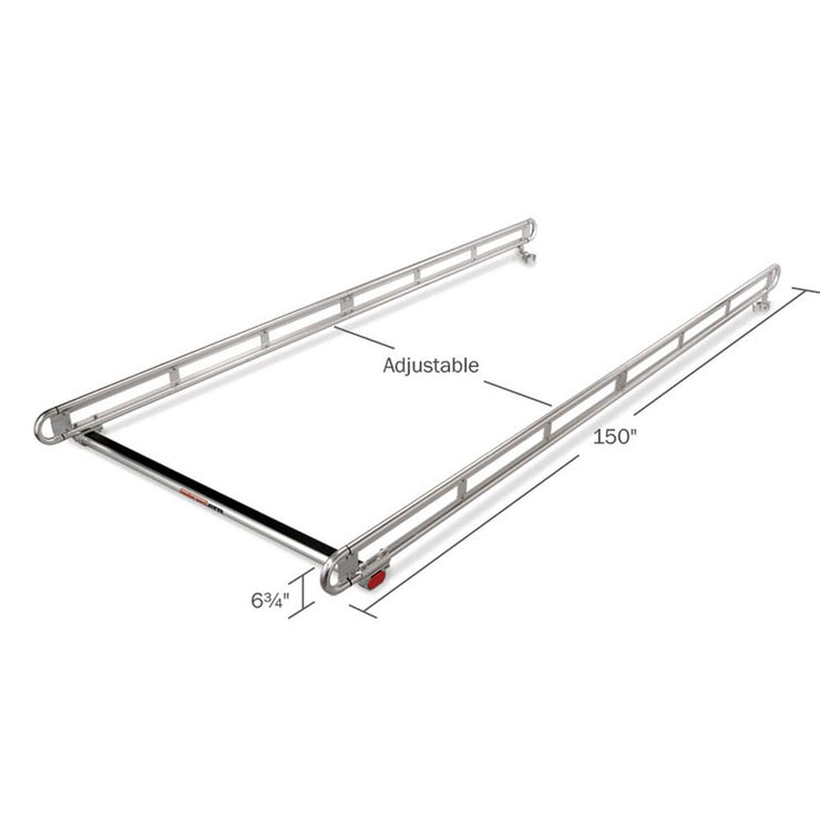 WeatherGuard 1211 ATR Accessory Side Rails For Full-Size Pickup, 6.5' Bed - 2