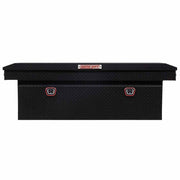 Weatherguard 123-52-04 Saddle Box, Aluminum, Full Deep, Textured Matte Black, 15.0 cu ft - 4