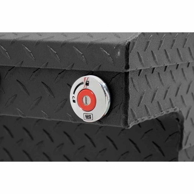 Weatherguard 123-52-04 Saddle Box, Aluminum, Full Deep, Textured Matte Black, 15.0 cu ft - 5