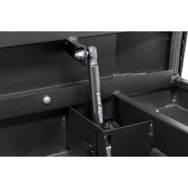 Weatherguard 123-52-04 Saddle Box, Aluminum, Full Deep, Textured Matte Black, 15.0 cu ft - 7