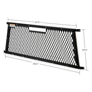 WeatherGuard 1259 20.75" X 55.25" X 1" Black Steel Accessory Cab Screen - 2