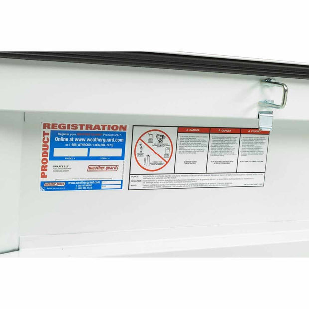 Weatherguard 126-3-04 Saddle Box, Steel, Full Standard, White, 11.0  cu ft - 8