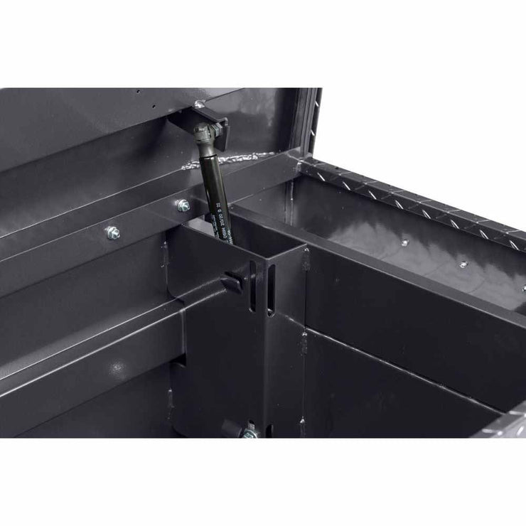 Weatherguard 127-6-04 Saddle Box, Aluminum, Full Standard, Gunmetal Gray, 11.0 cu ft - 5