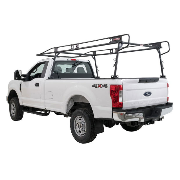 WeatherGuard 1275-52-02 Matte Black Steel Truck Rack, Full Size, 1000lb