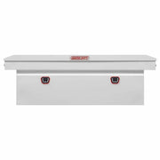 Weatherguard 128-3-04 Saddle Box, Steel, Full Deep, White, 15.0 cu ft - 4