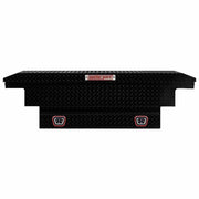 Weatherguard 131-5-04 Saddle Box, Aluminum, Compact Low Profile, Gloss Black,  8.0  cu ft - 3