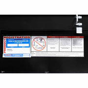 Weatherguard 131-5-04 Saddle Box, Aluminum, Compact Low Profile, Gloss Black,  8.0  cu ft - 10