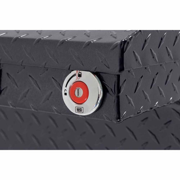 Weatherguard 131-6-04 Saddle Box, Aluminum, Compact Low Profile, Gunmetal Gray,  8.0  cu ft - 6