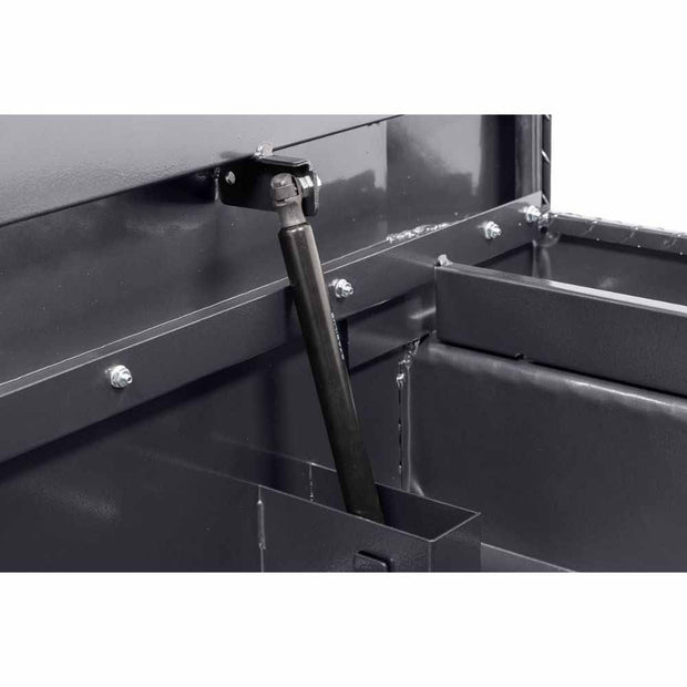Weatherguard 131-6-04 Saddle Box, Aluminum, Compact Low Profile, Gunmetal Gray,  8.0  cu ft - 7