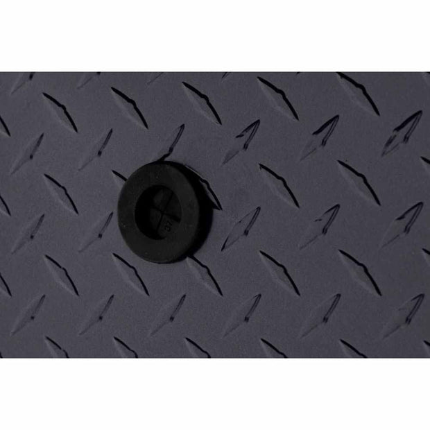 Weatherguard 131-6-04 Saddle Box, Aluminum, Compact Low Profile, Gunmetal Gray,  8.0  cu ft - 10