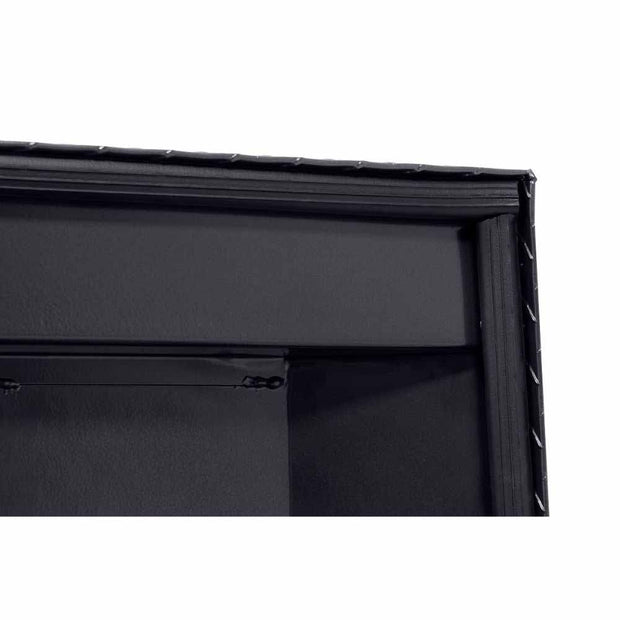 Weatherguard 131-6-04 Saddle Box, Aluminum, Compact Low Profile, Gunmetal Gray,  8.0  cu ft - 13