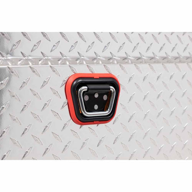 Weatherguard 137-0-04 Saddle Box, Aluminum, Compact Deep, Clear, 9.0 cu ft - 12