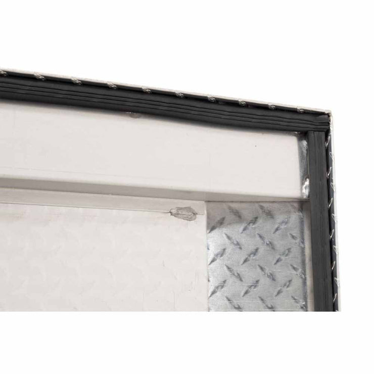 Weatherguard 137-0-04 Saddle Box, Aluminum, Compact Deep, Clear, 9.0 cu ft - 13