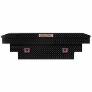 Weatherguard 137-5-04 Saddle Box, Aluminum, Compact Deep, Gloss Black, 9.0 cu ft - 3