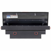 Weatherguard 137-6-04 Saddle Box, Aluminum, Compact Deep, Gunmetal Gray, 9.0 cu ft - 2