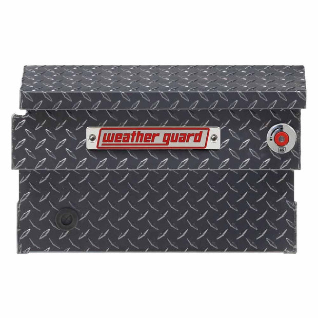 Weatherguard 154-6-04 Saddle Box, Aluminum, Compact, Gunmetal Gray, 7.0 cu ft - 3