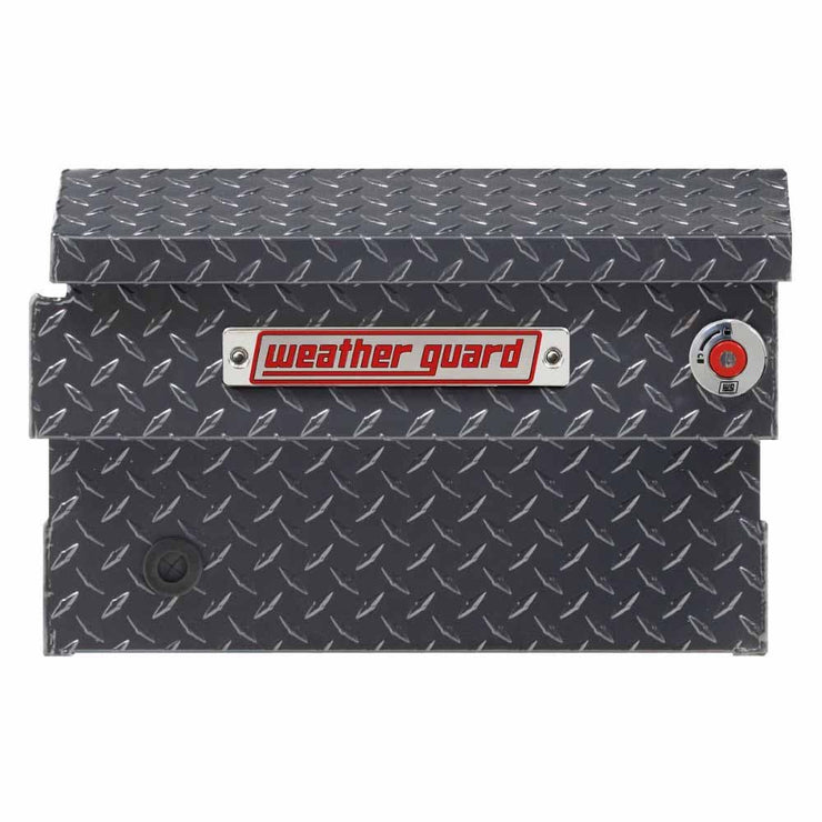 Weatherguard 154-6-04 Saddle Box, Aluminum, Compact, Gunmetal Gray, 7.0 cu ft - 3