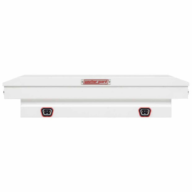 Weatherguard 156-3-04 Saddle Box, Steel, Compact, White, 7.0 cu ft - 4