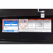 Weatherguard 156-5-04 Saddle Box, Steel, Compact, Gloss Black, 7.0 cu ft - 5