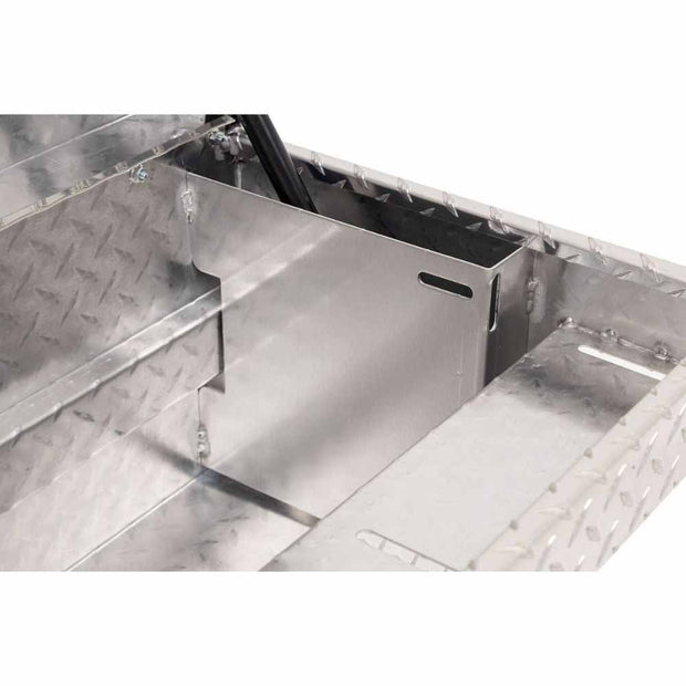 Weatherguard 164-0-04 87" Lo-Side Box, Aluminum, Clear, 7.0 cu ft - 7