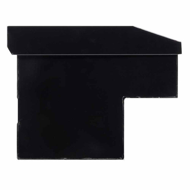 Weatherguard 165-5-04 87" Lo-Side Box, Steel, Gloss Black, 7.0 cu ft - 3