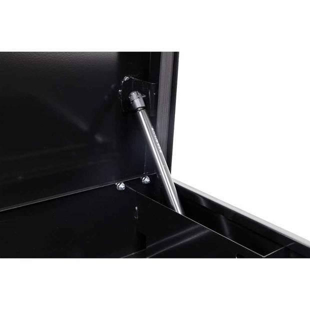 Weatherguard 165-5-04 87" Lo-Side Box, Steel, Gloss Black, 7.0 cu ft - 7