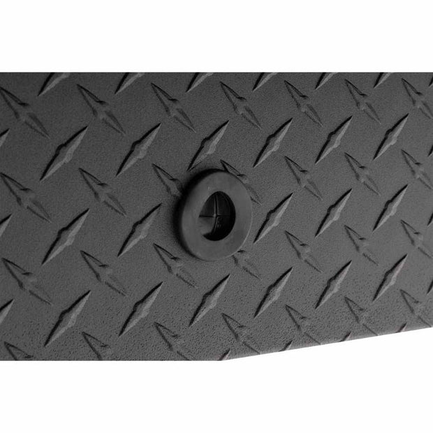 Weatherguard 174-52-04 56" Lo-Side Box, Aluminum, Textured Matte Black, 4.0 cu ft - 10