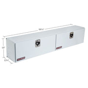 WeatherGuard 296-3-02 White Steel Hi-Side Box, 11.8 Cu. Ft. - 2