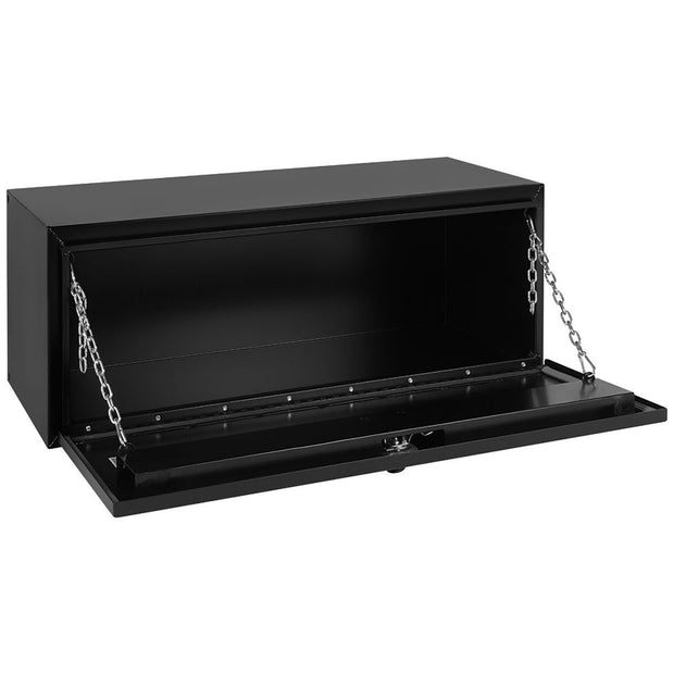 WeatherGuard 300501-53-01 DEFENDER SERIES 48" x 19" x 19" Black Aluminum Underbed Box - 2