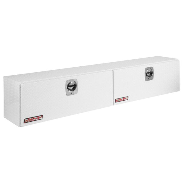 WeatherGuard 391-3-02 White Aluminum Super-Side Box, 15.2 Cu. Ft.