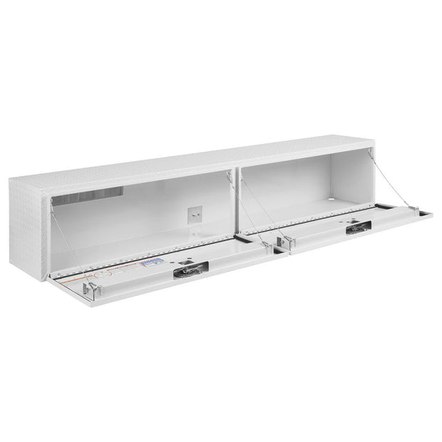 WeatherGuard 391-3-02 White Aluminum Super-Side Box, 15.2 Cu. Ft. - 3